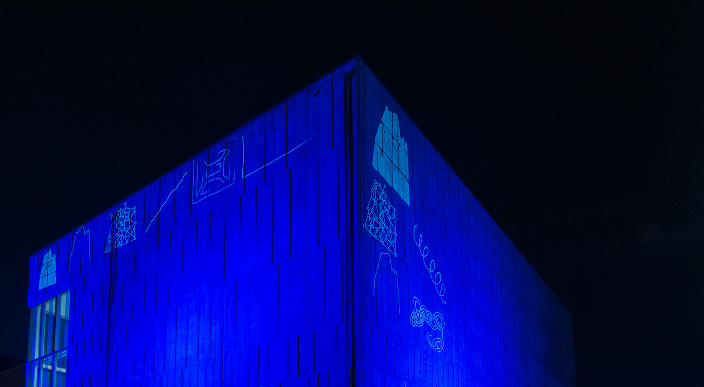 Hallands Konstmuseum i mörker