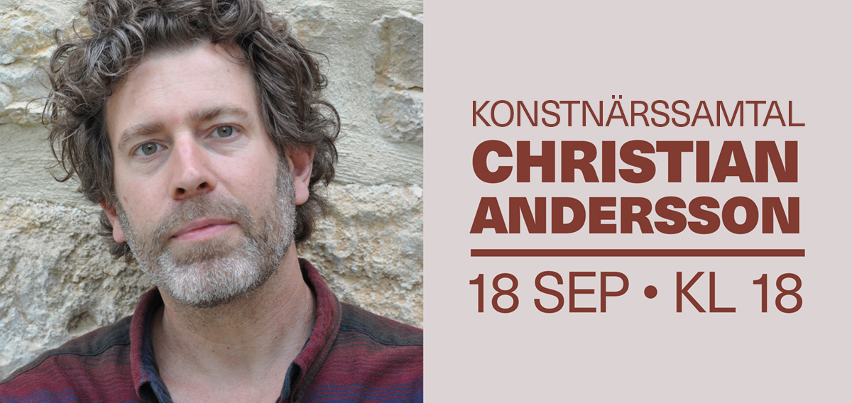 Porträtt på konstnären Christian Andersson