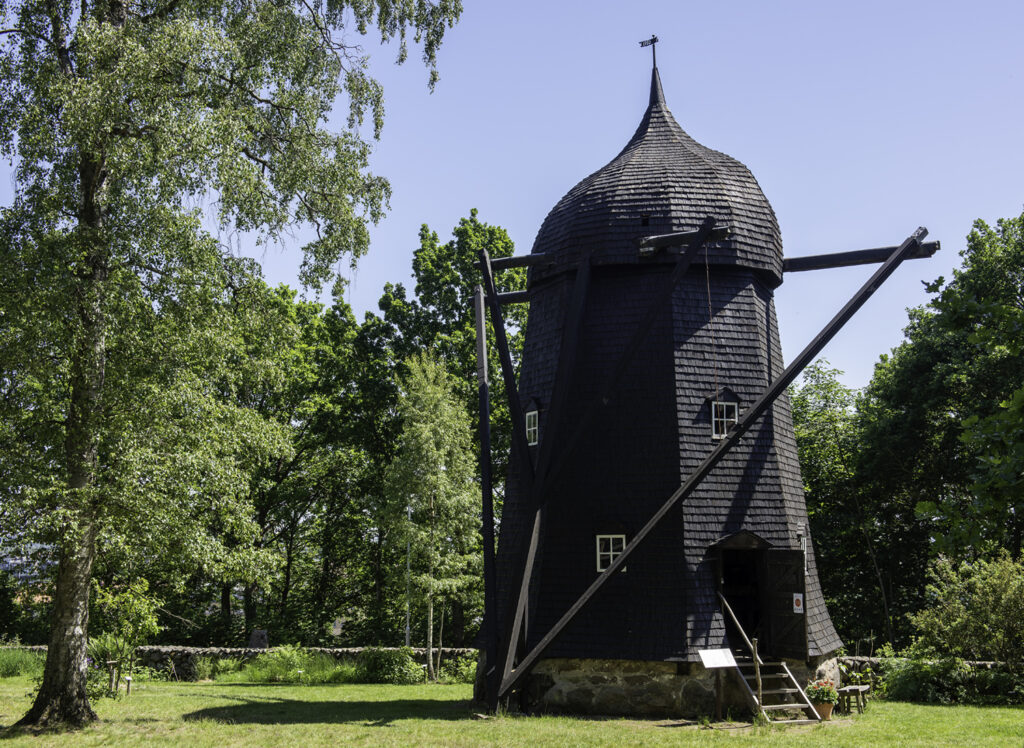 Kvarnen på Friluftsmuseet Hallandsgården.